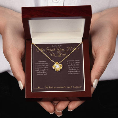 Best love knot necklace for pastor 2026
