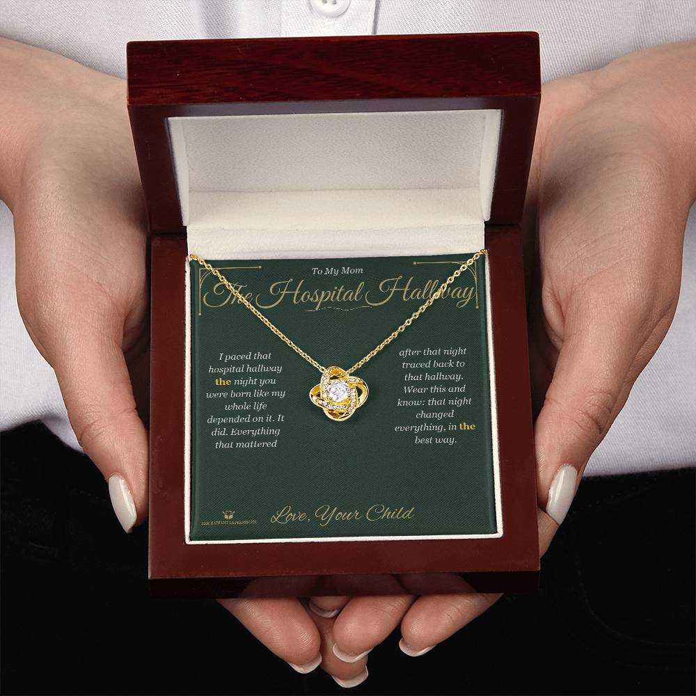 Best love knot necklace for mom 2026