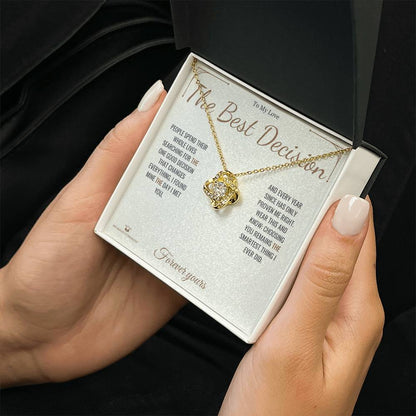 Meaningful gift for partner - The Best Decision