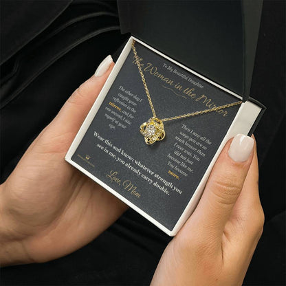 What does a Love Knot Necklace mean - gift for daughter