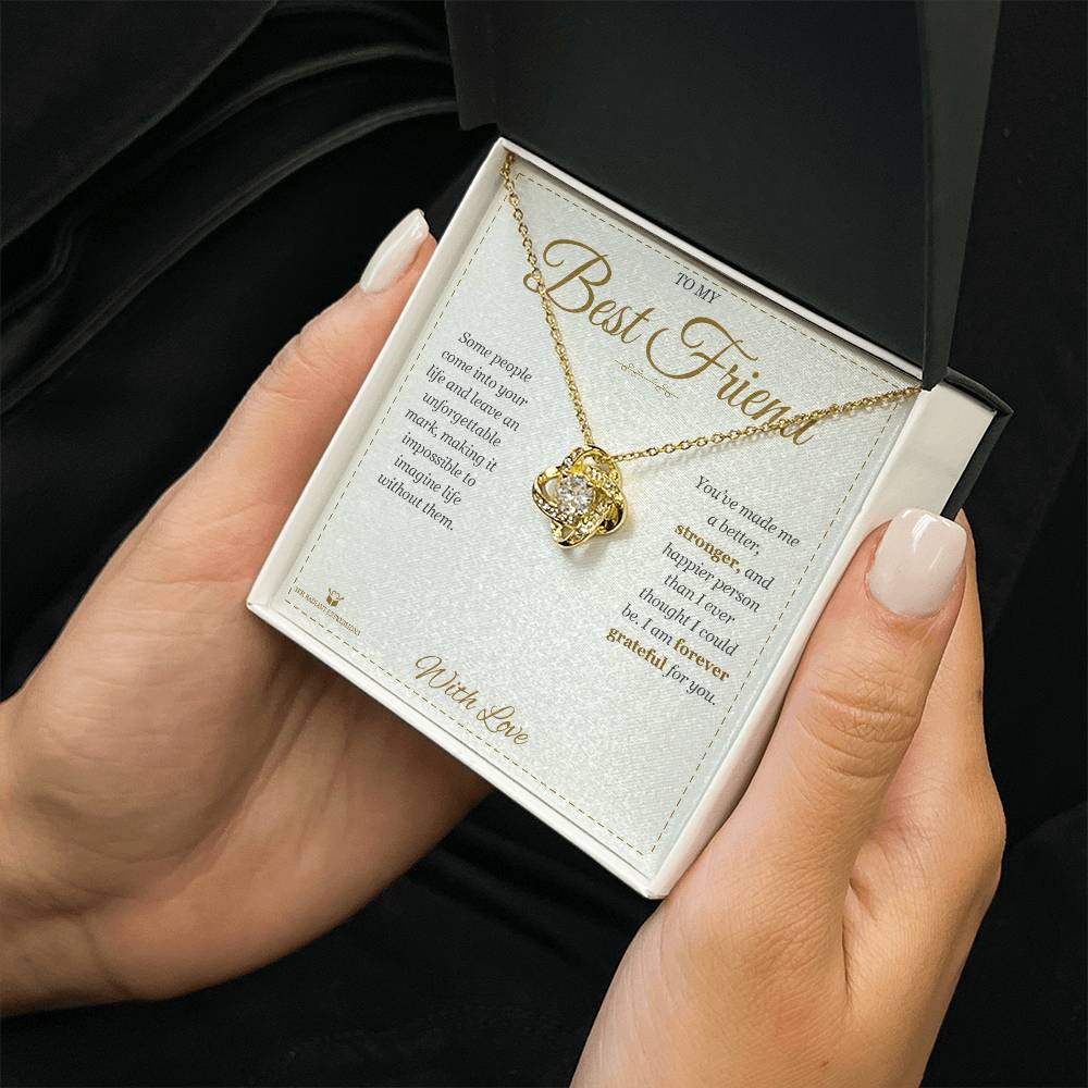 An Unforgettable Mark - Love Knot Necklace for Best Friend