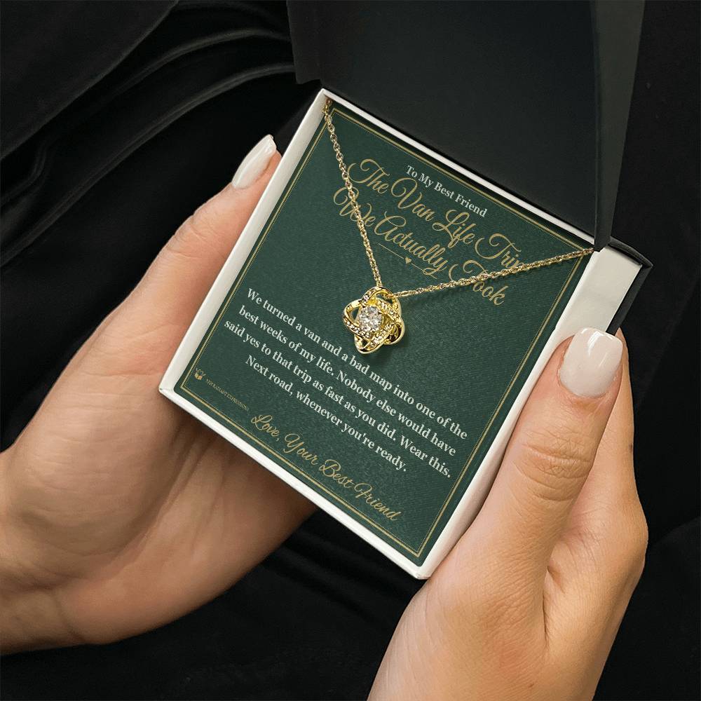What does a Love Knot Necklace mean - gift for best friend