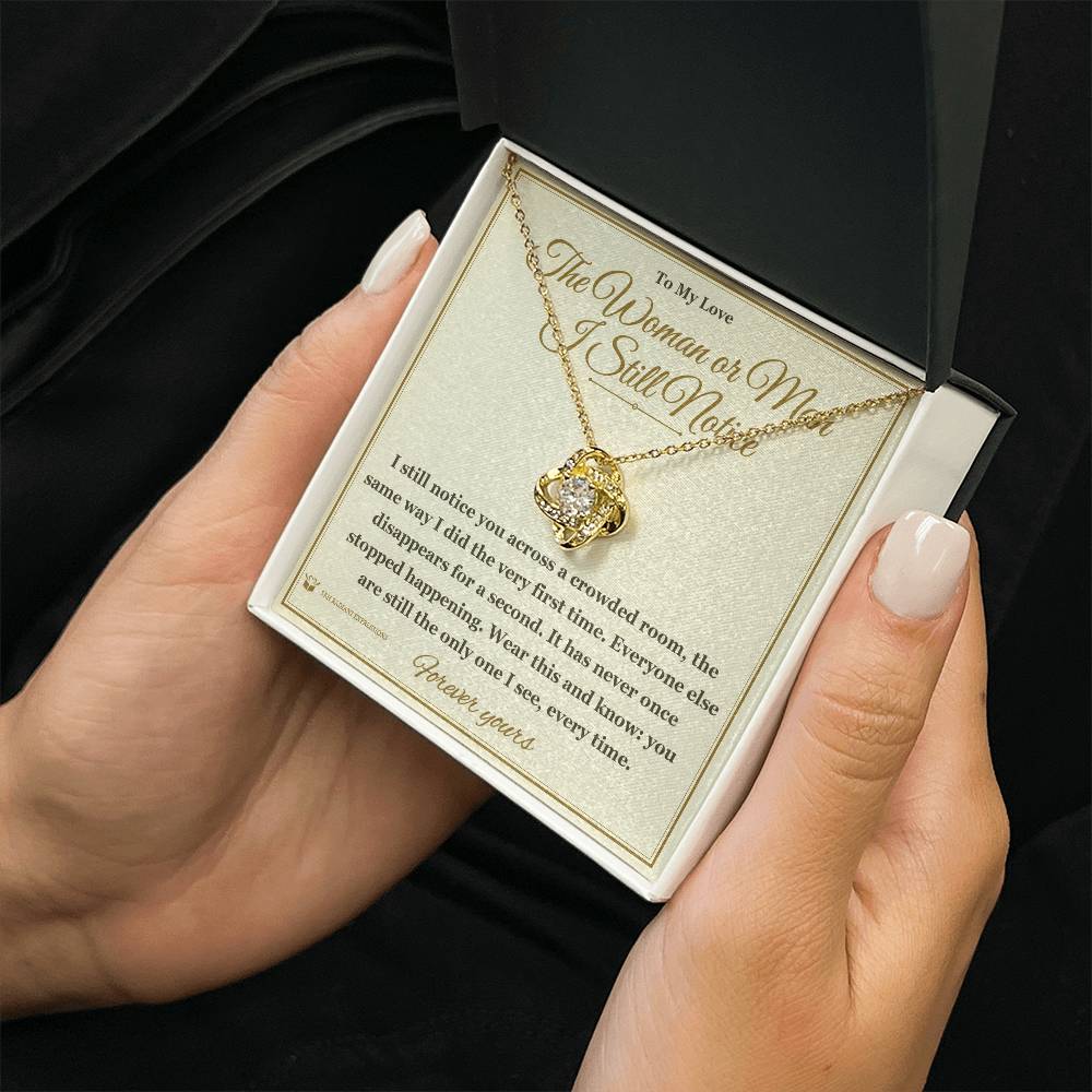 What does a Love Knot Necklace mean - gift for partner