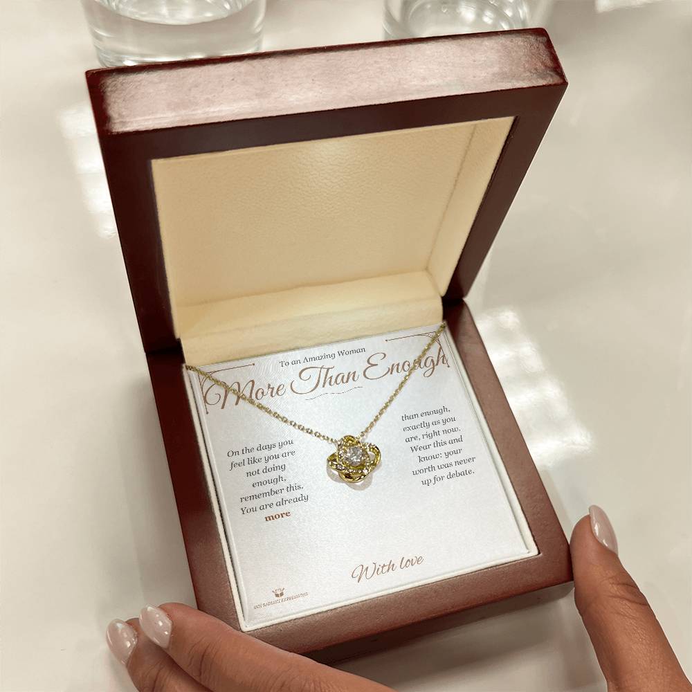 Best love knot necklace for her 2026