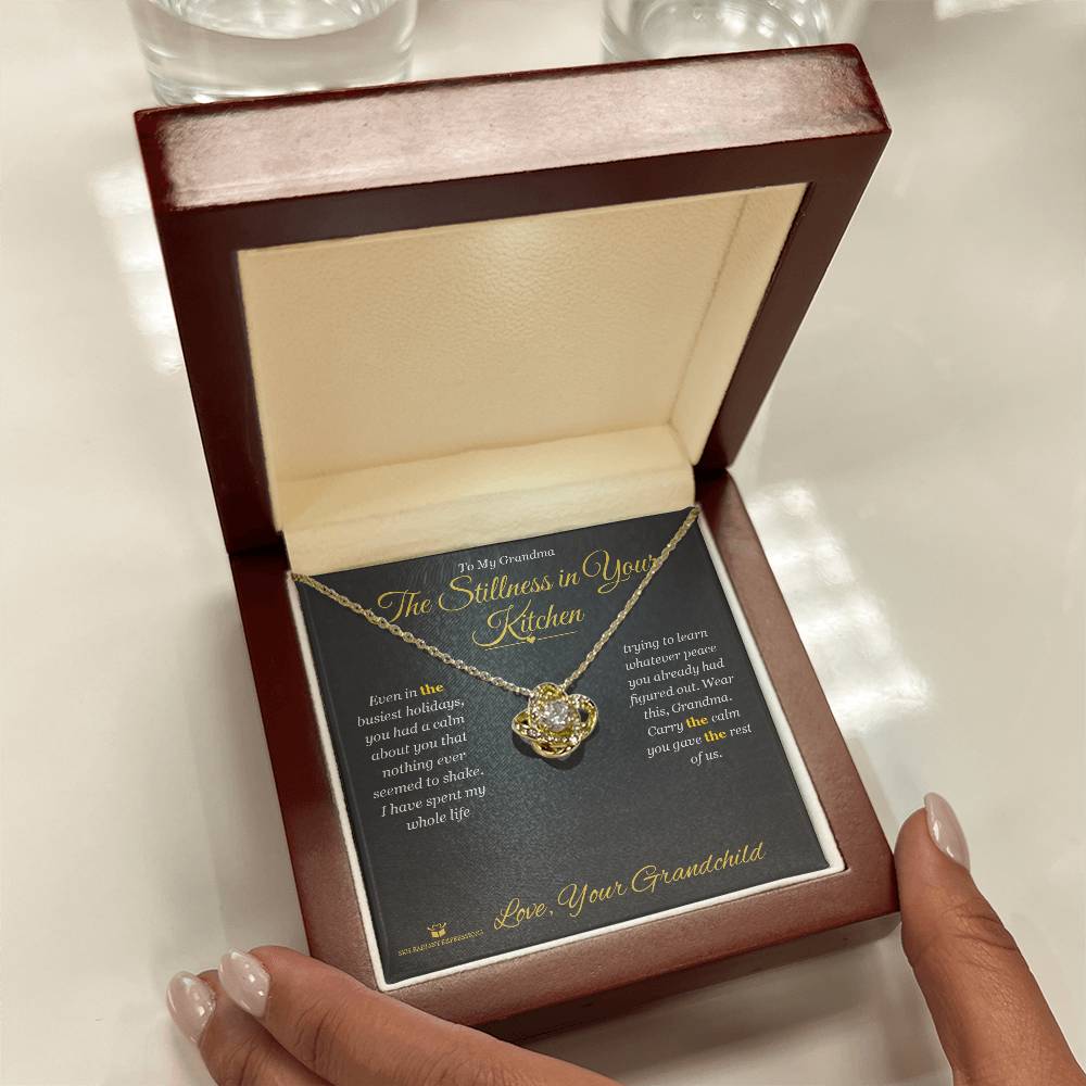 Best love knot necklace for grandmother 2026