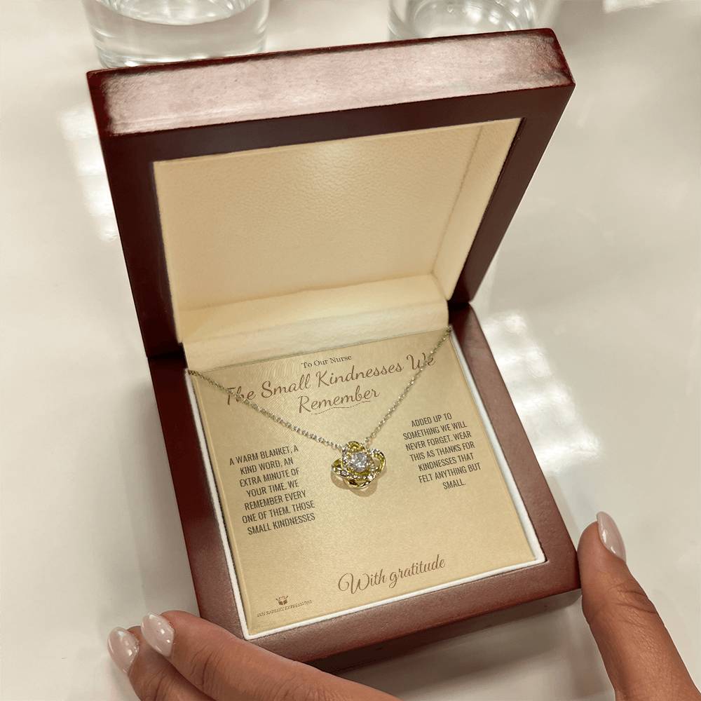 Best love knot necklace for nurse 2026