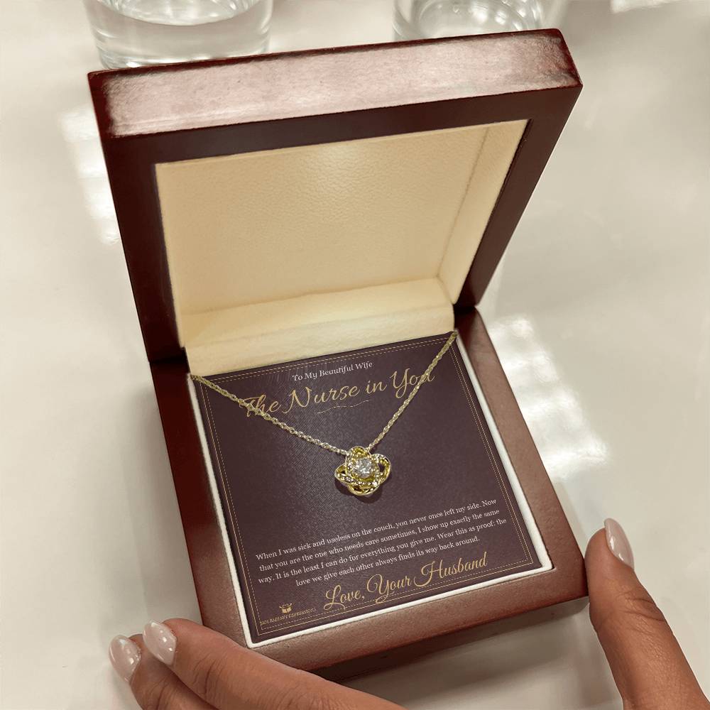 The Nurse in You - Love Knot Necklace for Wife