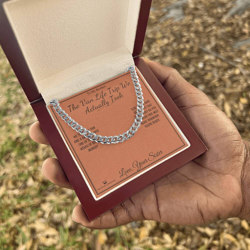 The Van Life Trip We Actually Took - Cuban Link Chain for Brother