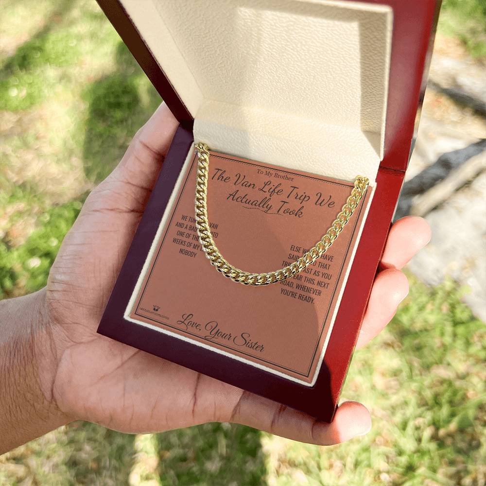 The Van Life Trip We Actually Took - Cuban Link Chain for Brother
