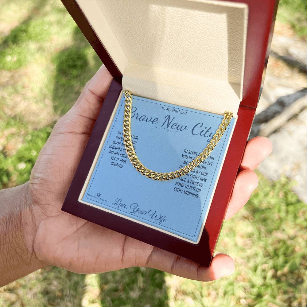 Brave New City - Cuban Link Chain for Husband