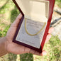 The Walk You Didn't Have to Take - Cuban Link Chain for Stepdad
