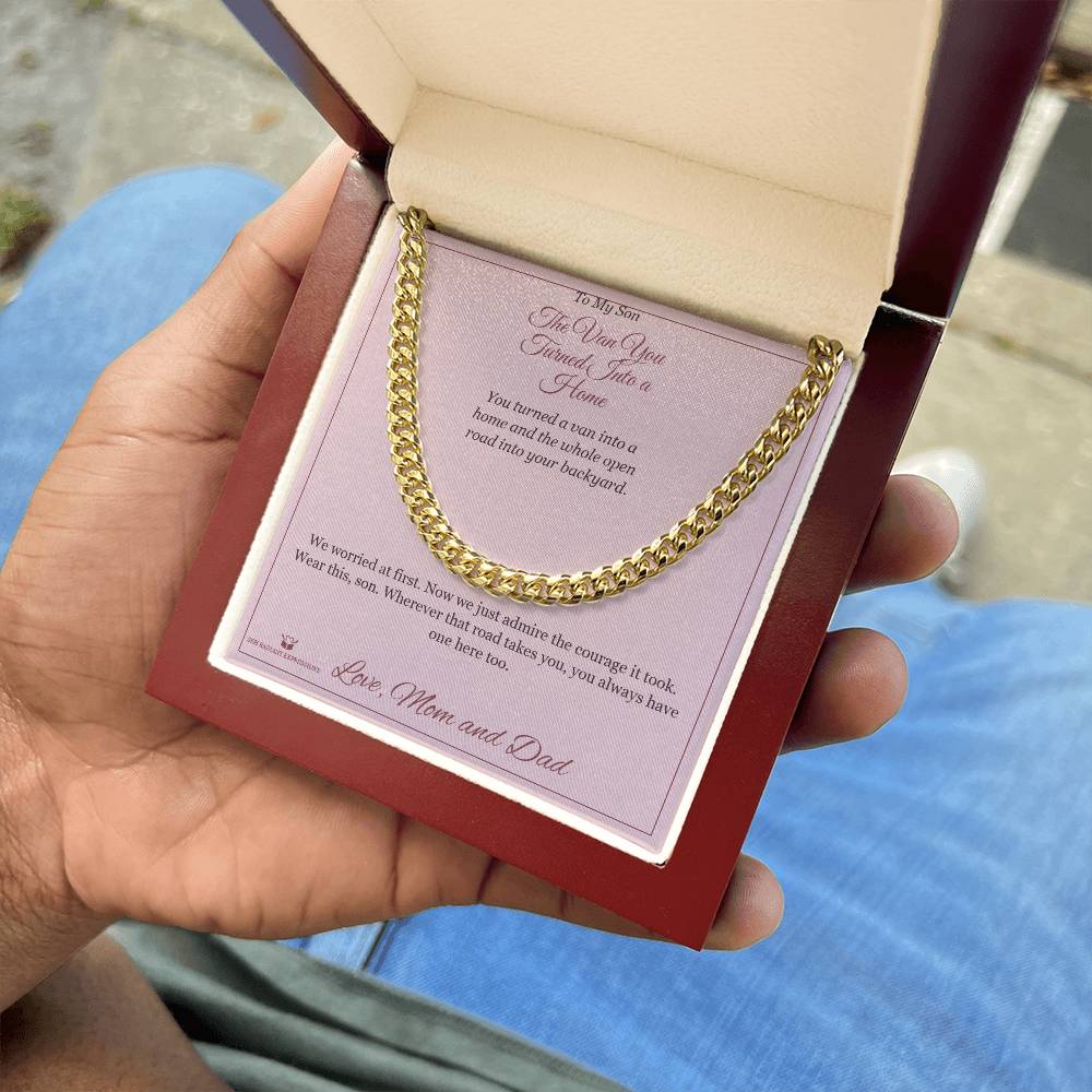 Add a name to this Cuban Link Chain - gift for brother