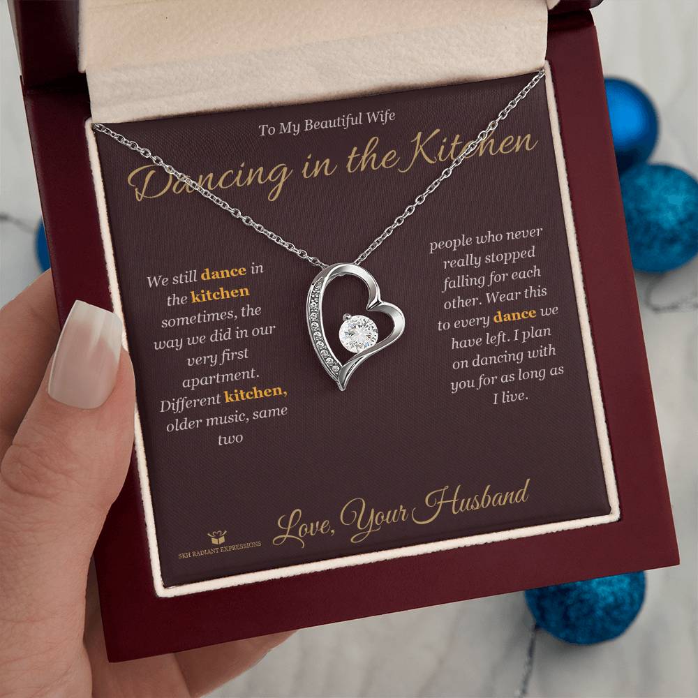 Dancing in the Kitchen - Forever Love Necklace for Wife