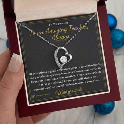 Meaningful gift for teacher - To an Amazing Teacher, Always
