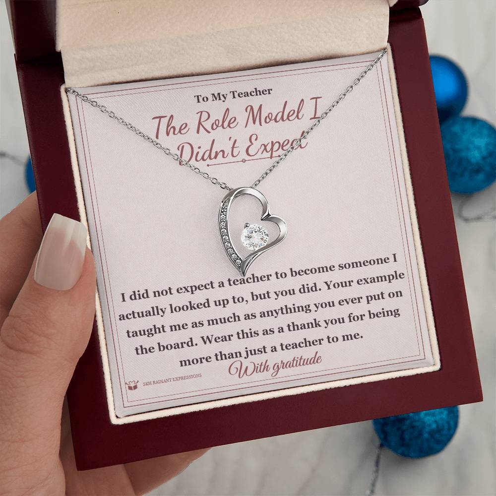 Meaningful gift for teacher - The Role Model I Didn't Expect