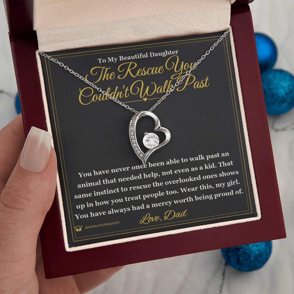 Personalized Forever Love Necklace for daughter
