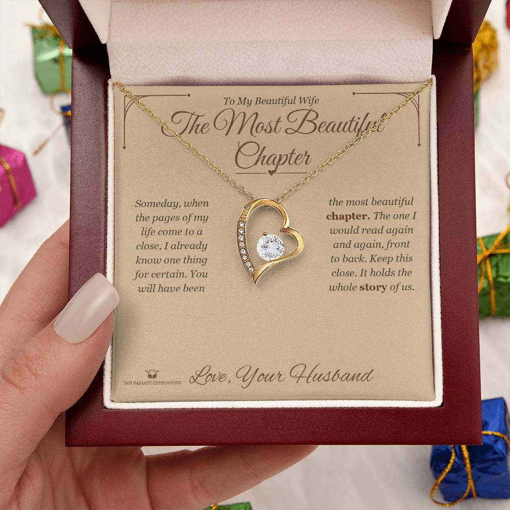 Add a name to this Forever Love Necklace - gift for wife