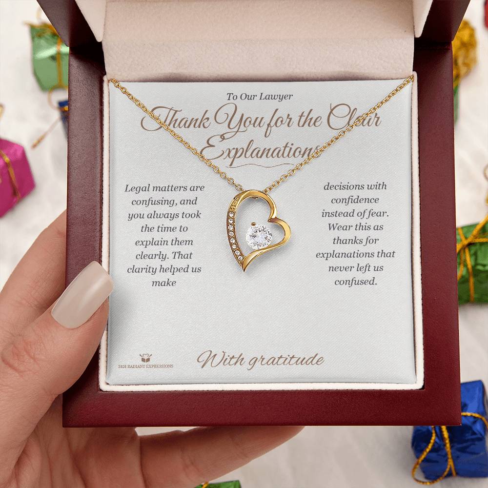 Best forever love necklace for lawyer 2026
