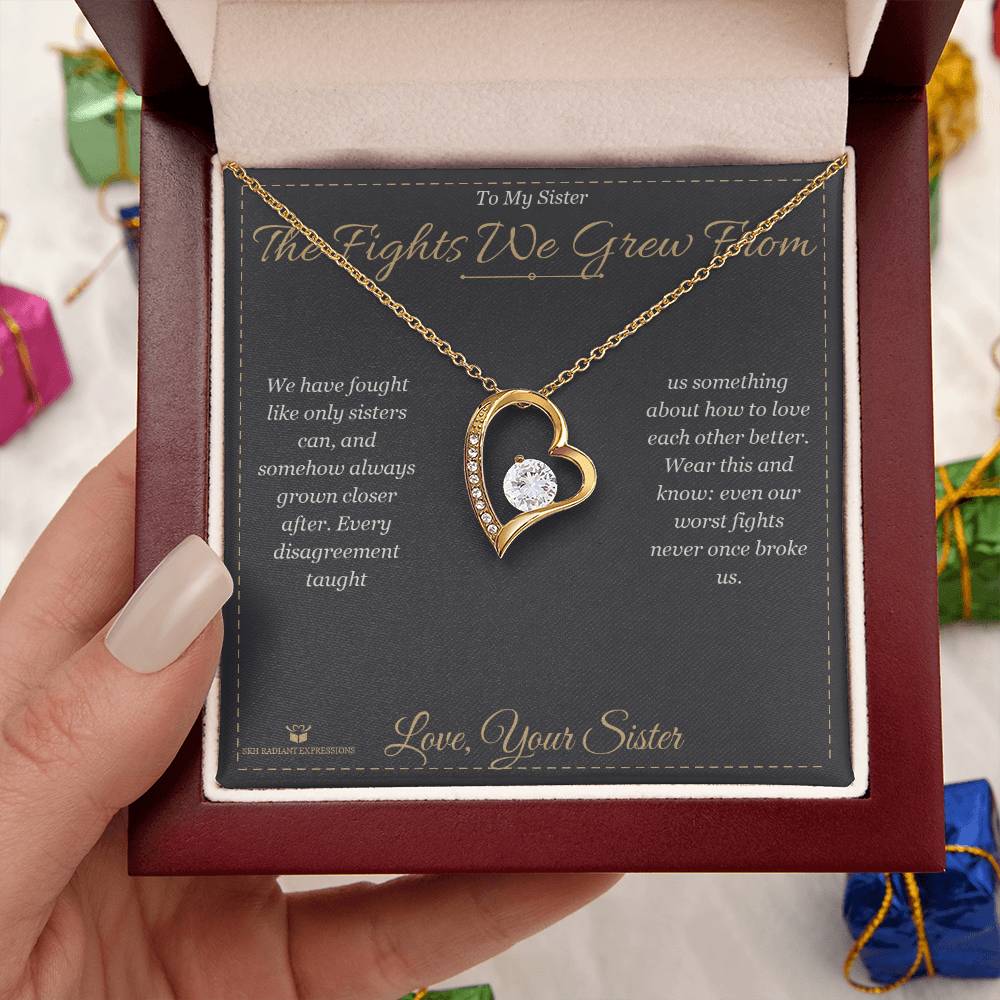Add a name to this Forever Love Necklace - gift for sister