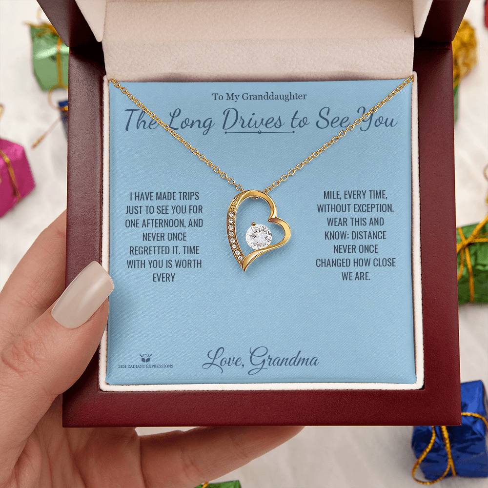 Add a name to this Forever Love Necklace - gift for granddaughter