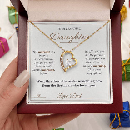 Add a name to this Forever Love Necklace - gift for daughter
