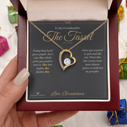 Add a name to this Forever Love Necklace - gift for granddaughter