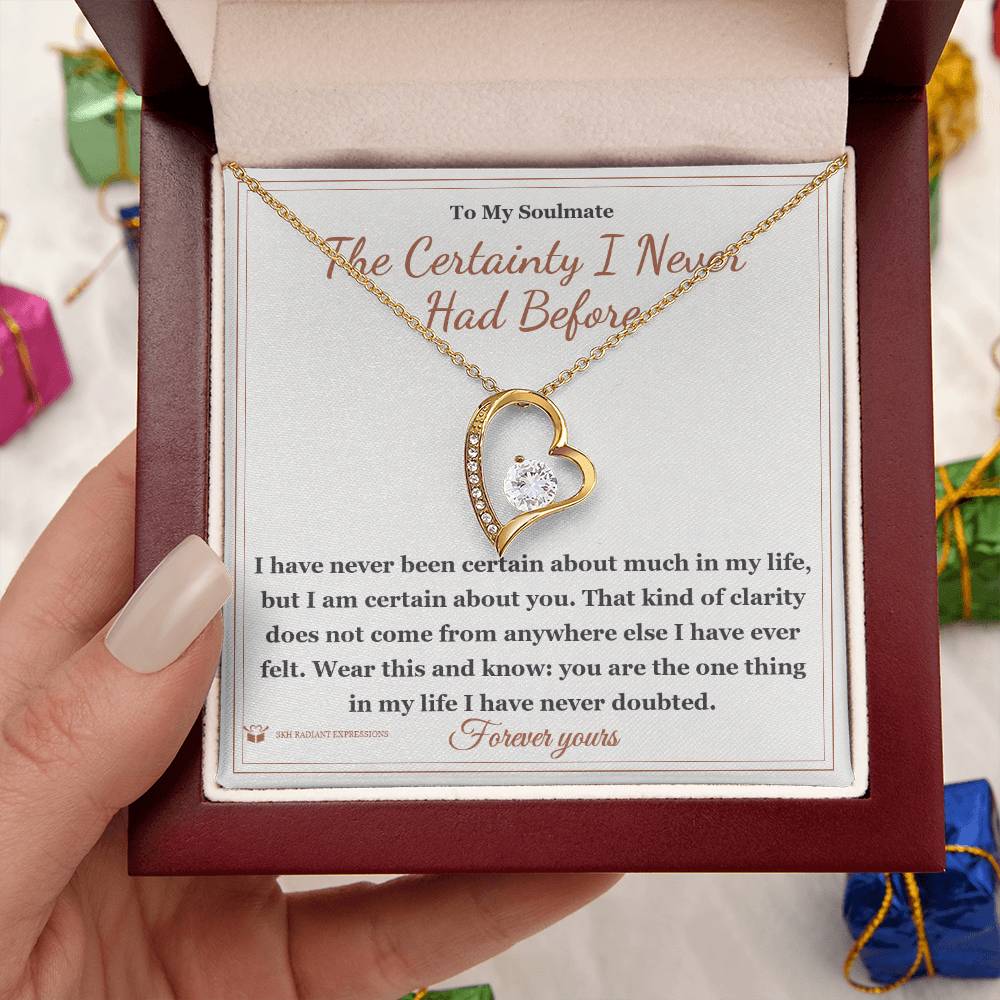 Custom name-personalized Forever Love Necklace gift for soulmate