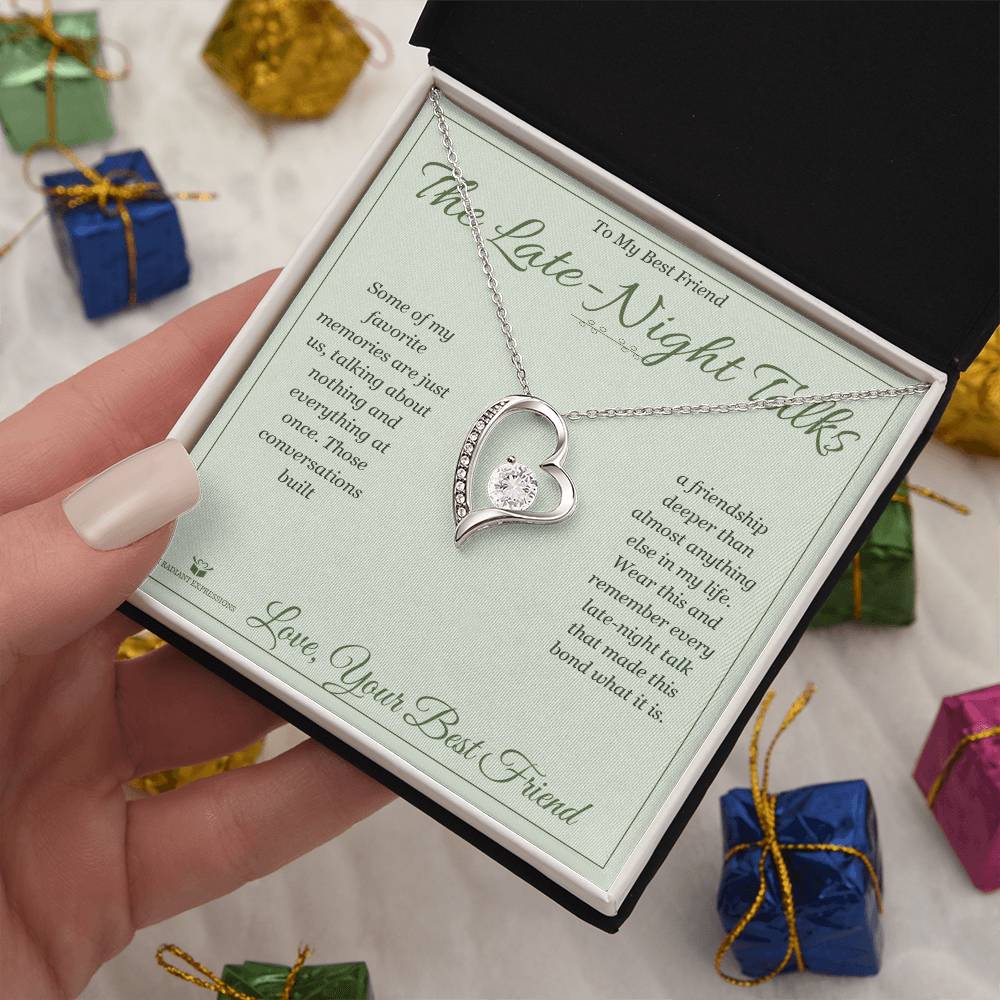 Personalized Forever Love Necklace for best friend