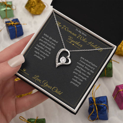 Personalized Forever Love Necklace for mom