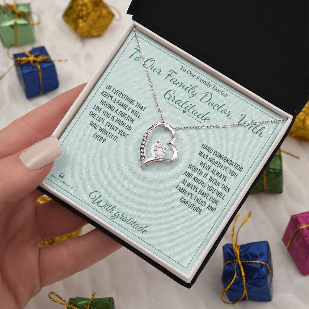 Personalized Forever Love Necklace for doctor