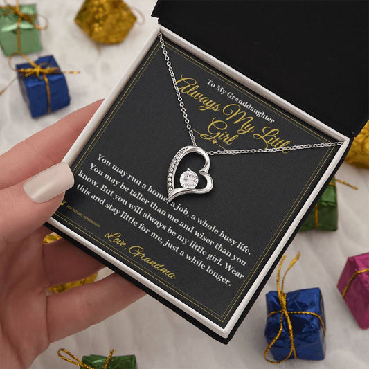 Always My Little Girl - Forever Love Necklace for Granddaughter - personalized keepsake gift from SKH Radiant Expressions