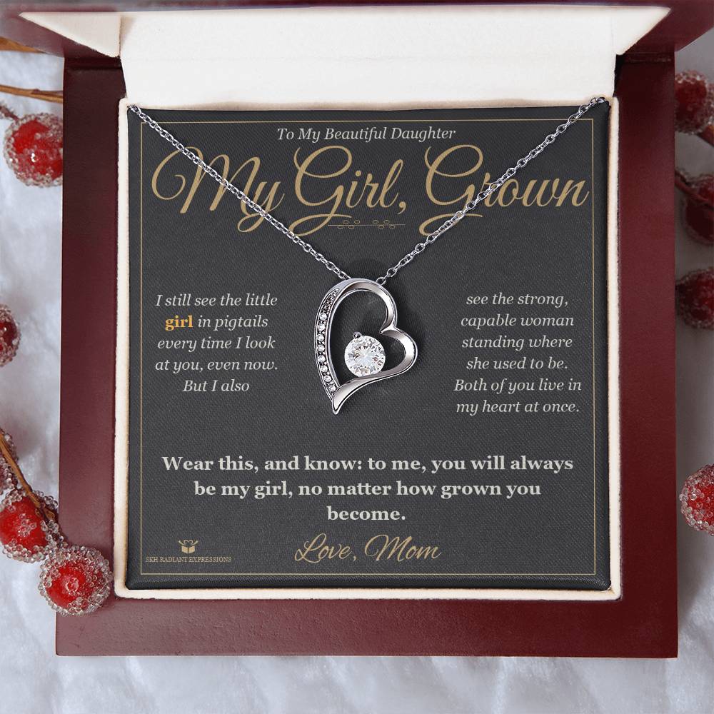 My Girl, Grown - Forever Love Necklace for Daughter