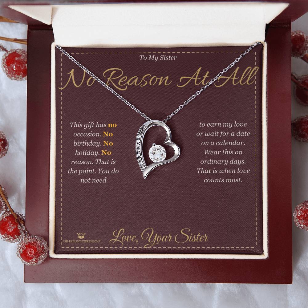 Sentimental sister gift, not generic