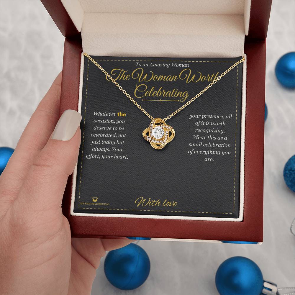 Best love knot necklace for her 2026