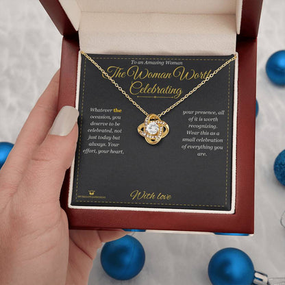 Best love knot necklace for her 2026