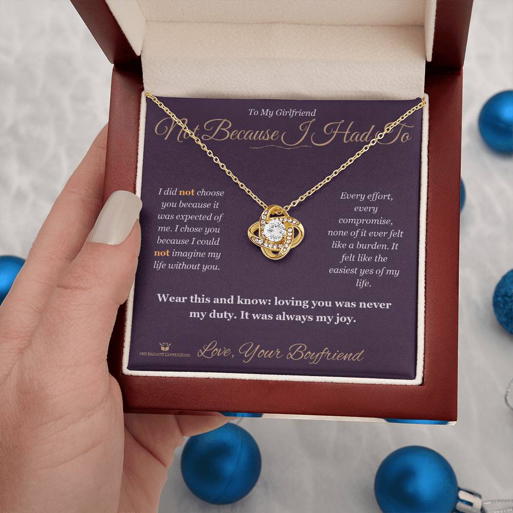 Best love knot necklace for girlfriend 2026