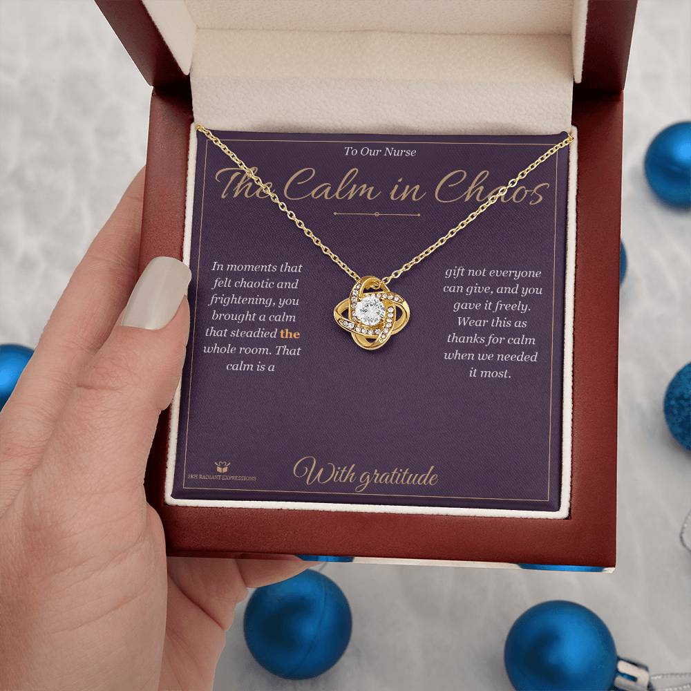 Best love knot necklace for nurse 2026