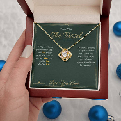 Best love knot necklace for niece 2026