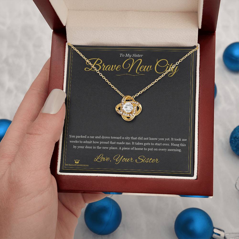 Brave New City - Love Knot Necklace for Sister