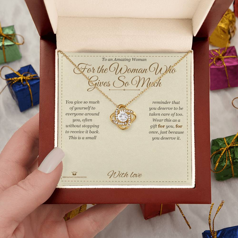 Best love knot necklace for her 2026