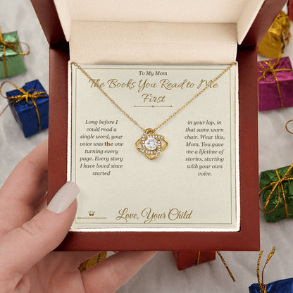 Best love knot necklace for mom 2026