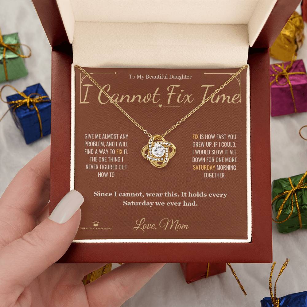 Best love knot necklace for stepdaughter 2026