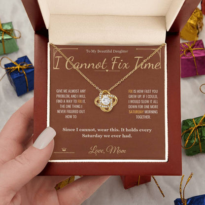 Best love knot necklace for stepdaughter 2026