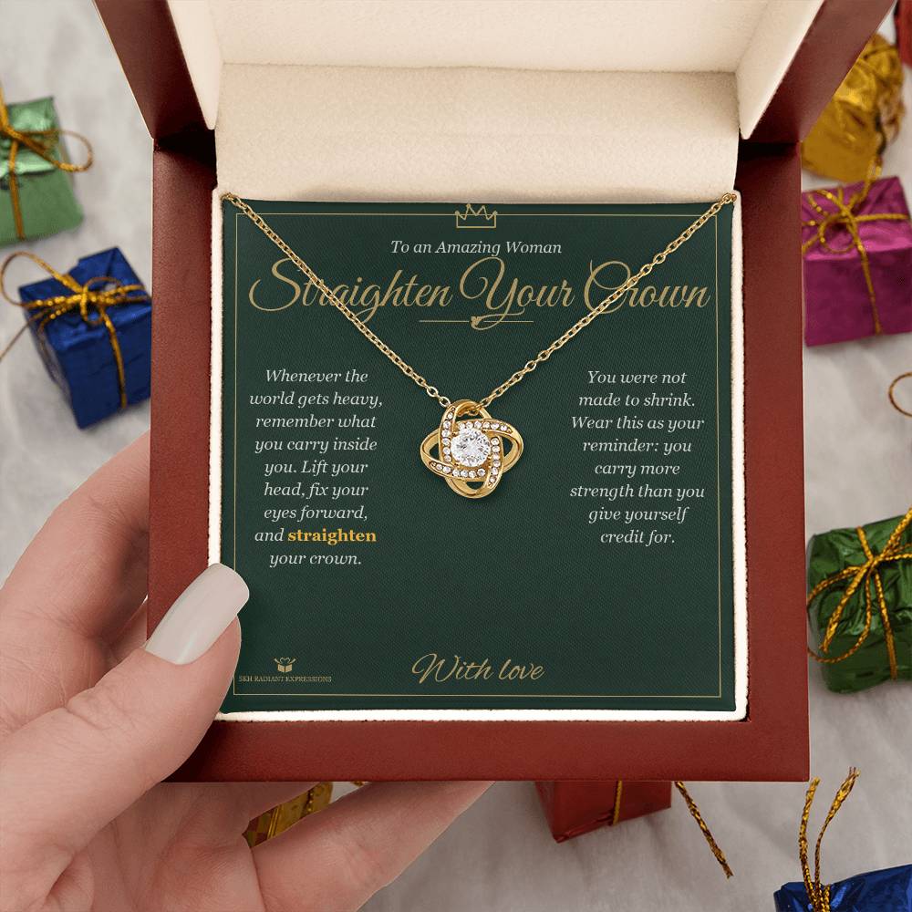 Best love knot necklace for grandmother 2026