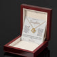 The First Man Love Knot Necklace for Daughter - personalized keepsake gift from SKH Radiant Expressions