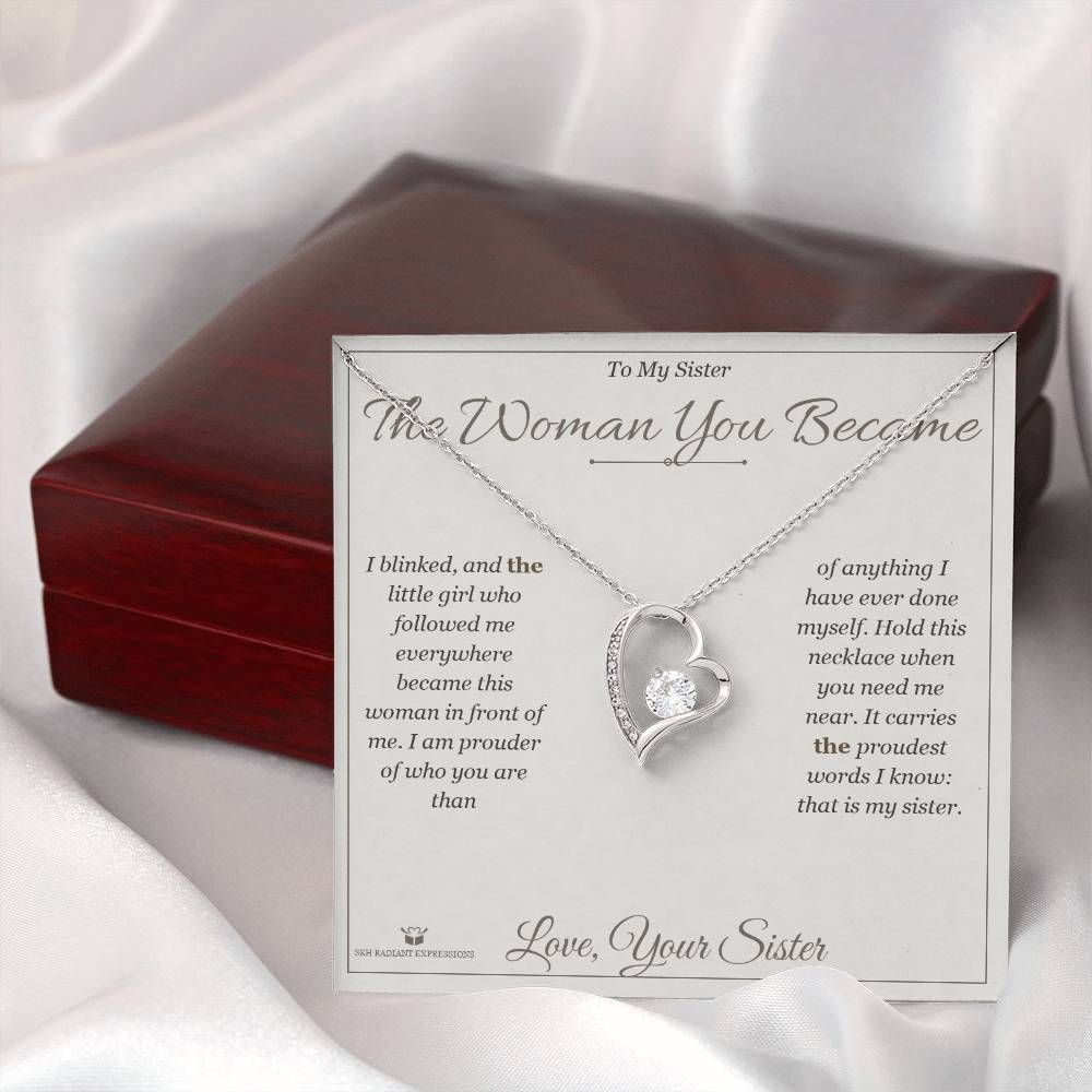 Sentimental sister gift, not generic