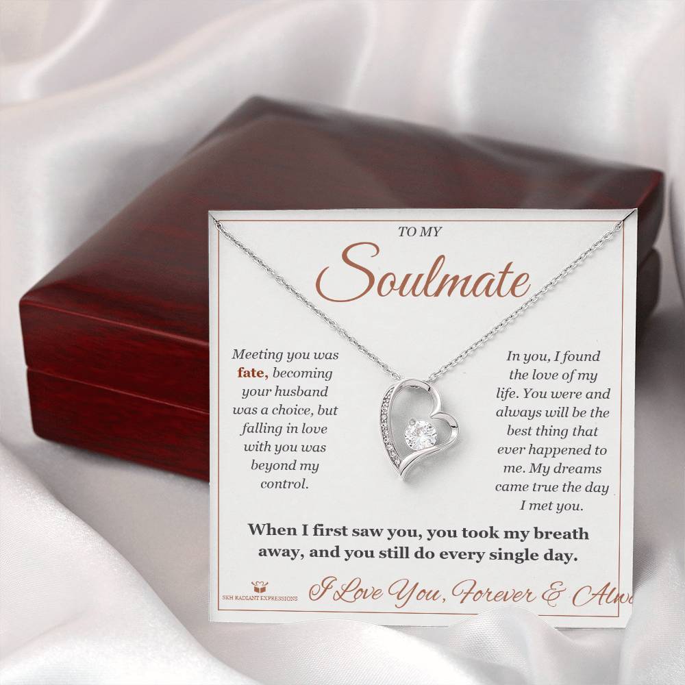 Custom name-personalized Forever Love Necklace gift for soulmate