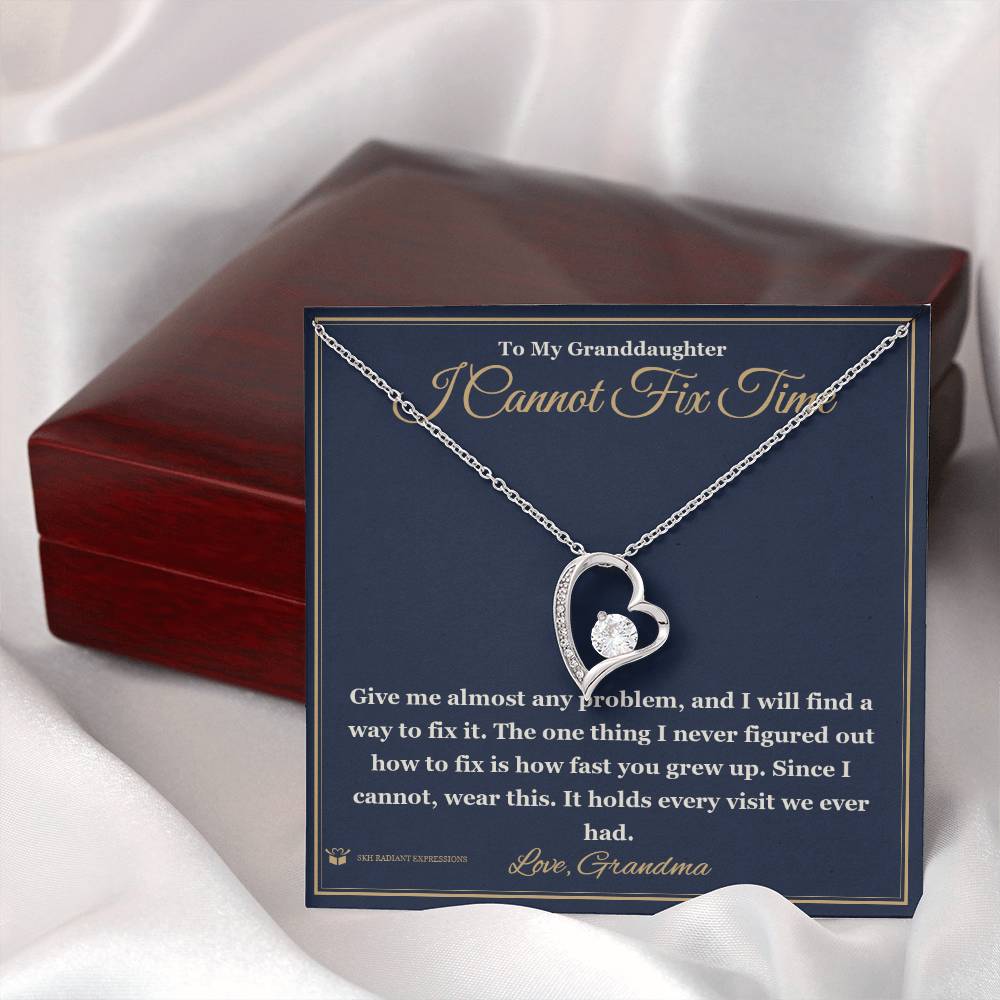 Meaningful gift for granddaughter - I Cannot Fix Time