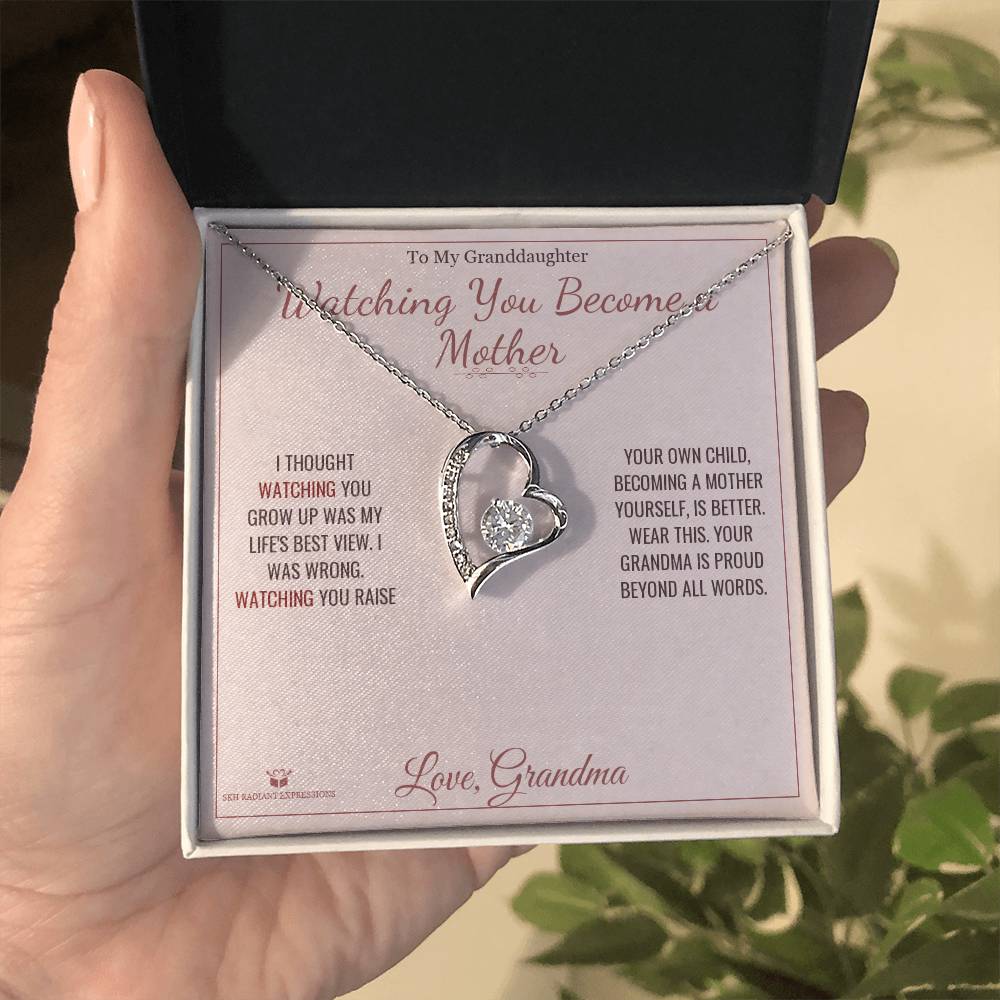Meaningful gift for granddaughter - Watching You Become a Mother