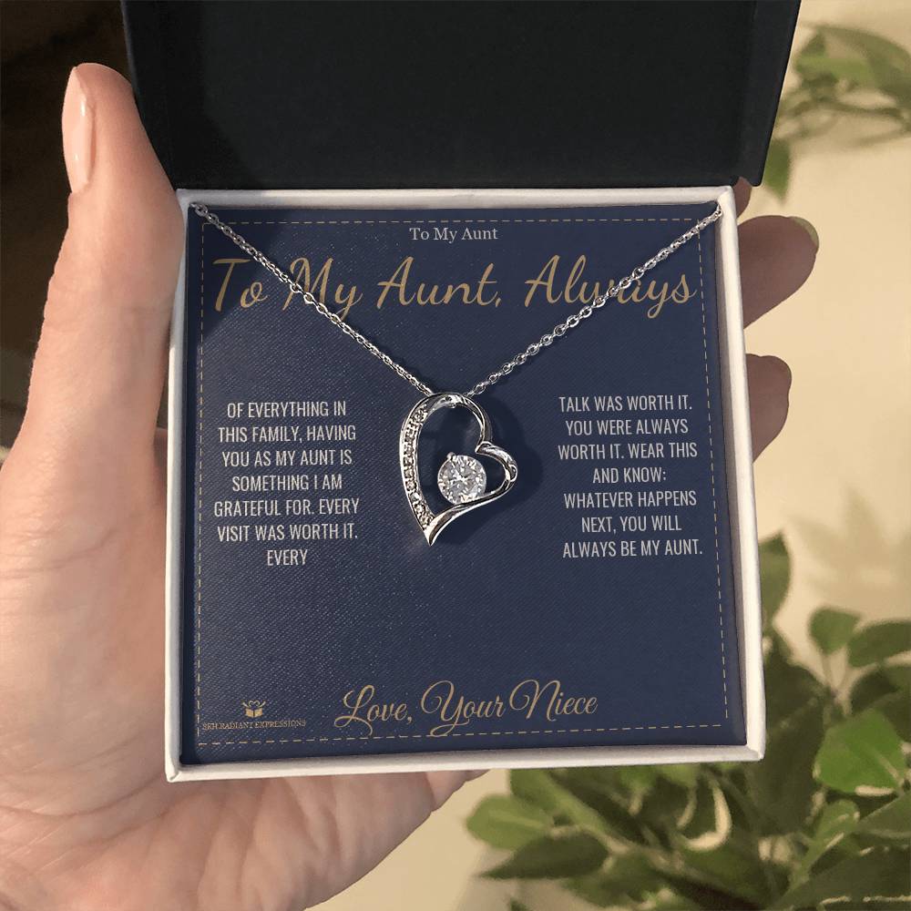 What does a Forever Love Necklace mean - gift for aunt